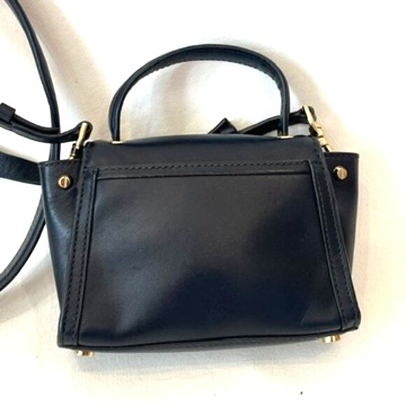 Michael Kors Mini Whitney Bag Navy Blue Small Satchel with Crossbody Strap - Picture 5 of 10